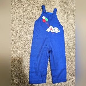 Vintage 1980s Baby Overalls, Size 24 months